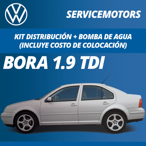 Cambio de Correa Volkswagen Bora 1.9 TDI (10% Reserva)