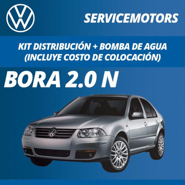 Cambio de Correa Volkswagen Bora 2.0 N (10% Reserva)