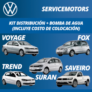 Cambio de Correa Volkswagen Fox / Suran / Trend / Voyage / Saveiro (10% Reserva)