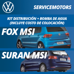 Distribución Volkswagen Fox - Suran MSI (10% Reserva)
