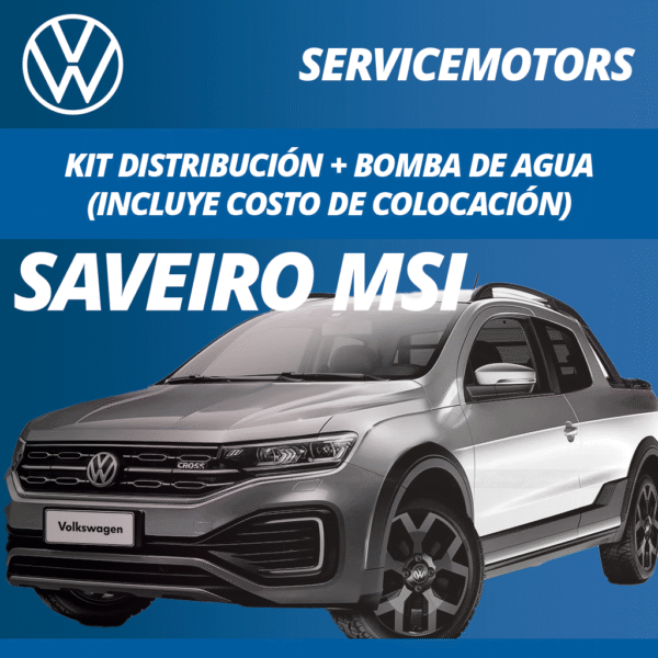 Distribución Volkswagen Saveiro MSI (10% Reserva)